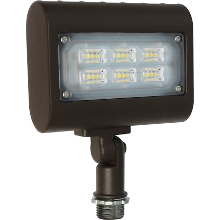 Commercial Led Flood Fixture Led, Bronze - 15W, 5000K, 6.38" X 4.38" X 1.75" CLF4-15P5KNBR